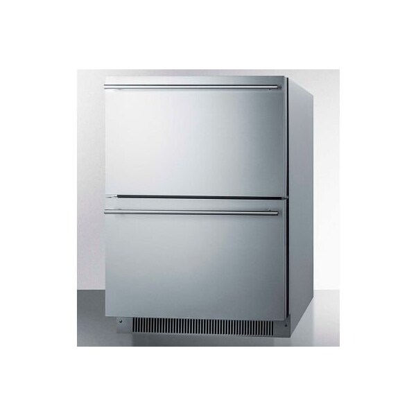 Summit Appliance Div. Summit2Drawer AllRefrigerator, Full S/S